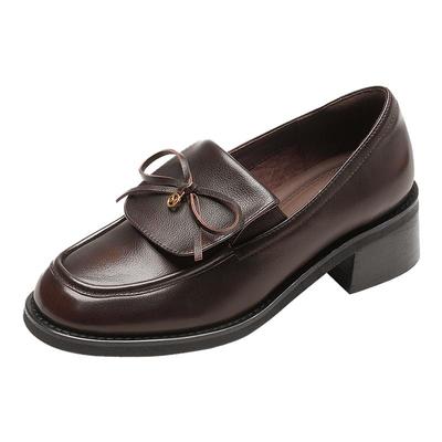 莱尔斯丹YOUNG深口通勤乐福皮鞋