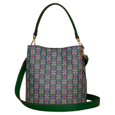 2025款时尚百搭原创通勤女式水桶包9175绿