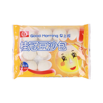 桂冠豆沙包营养夜宵方便早餐