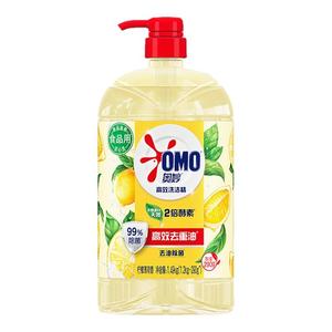 奥妙洗洁精1.1kg柠檬去油家用厨房洗碗洗涤剂大瓶酵素高效去重油
