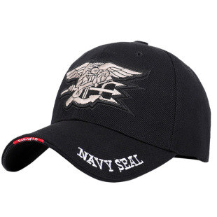 海豹突击队棒球帽夏透气女户外运动防晒遮阳嘻哈鸭舌帽休闲帽子男