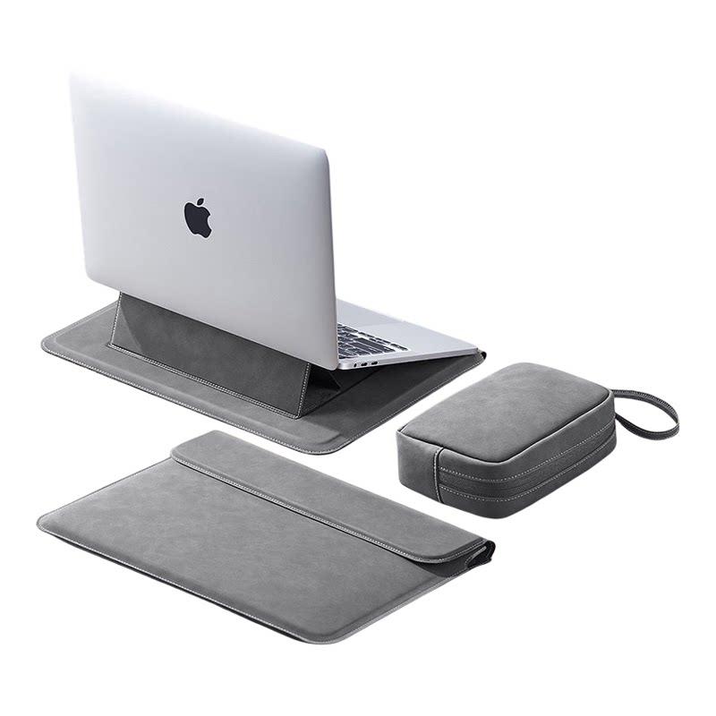 摩斯维笔记本电脑包内胆包适用苹果macbookair13华为matebook14寸联想Pro16保护套M5带支架三合一N
