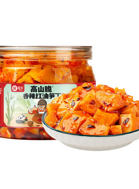 香辣红油笋丁屋头大罐装380g