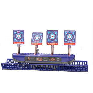 电子计分标靶软弹软弹训练移动自动回位电动练习打靶射击比赛玩具