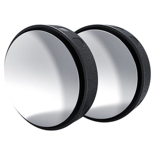 新款汽车倒车小圆镜后视镜辅助镜360度盲区吸盘式新手高清反光镜