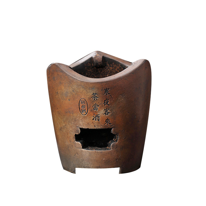 古朴茶炉老式炭炉茶室茶舍古茶炉