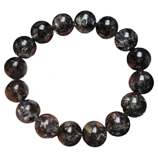 闪灵钻水晶手链带彩虹闪片黑油胆骸骨闪灵赫尔基蒙黑武士手串礼物