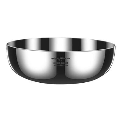 星闪家用食品级304不锈钢盆加厚和面盆打蛋盆厨房汤盆加大加深