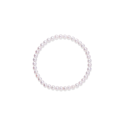 未栀 天然淡水极光珍珠手链baby小米珠手串叠戴精致首饰温柔百搭