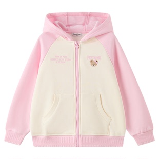 【索罗娜】PawinPaw卡通小熊童装26年新款男女童加绒连帽卫衣外套