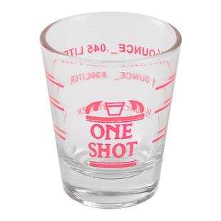 唐雅盎司杯量杯带刻度毫升玻璃调酒杯量安士杯奶茶店专用酒杯5ml