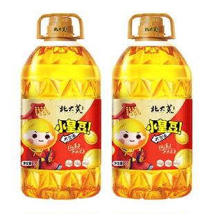 北大荒非转基因一级大豆油5L*2桶浸出工艺家用营养食用油植物油