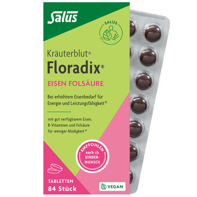 德国铁元叶酸铁元片绿版84粒*1盒