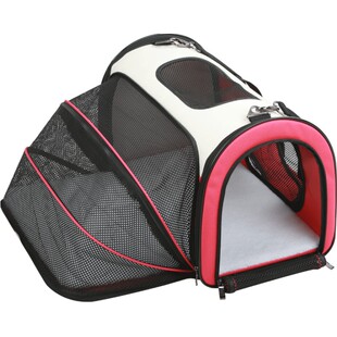petsfit宠适猫包狗包小型犬狗窝猫窝单肩扩展折叠透气宠物外出包
