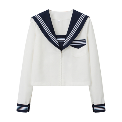 暖心熊白三本学院风jk水手服套装