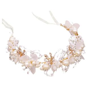 花环皇冠礼服头饰儿童女童新款花童发箍公主女孩高级生日演出发饰