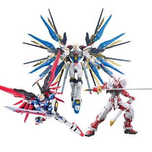 【自营】万代RG突击自由强袭命运正义飞翼强化红异端高达拼装模型