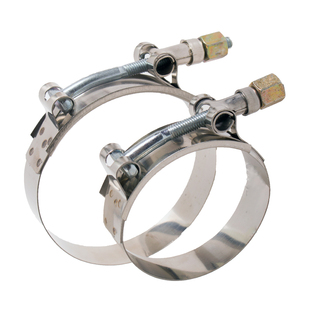 不锈钢T型强力喉箍胶管卡箍汽车抱箍欧式强力水管管箍加强型箍圈
