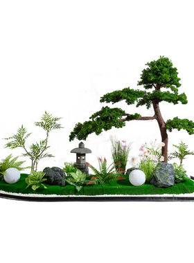 仿真绿植造景罗汉松景观室外庭院