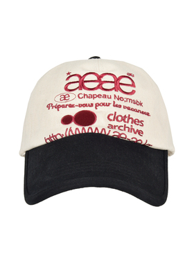 【官方正品】aeae字母刺绣棒球帽