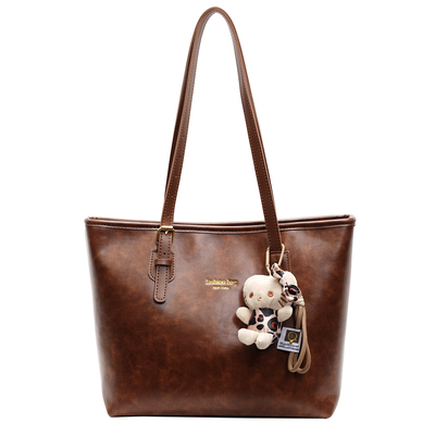 高级感有拉链夹层大容量托特包女