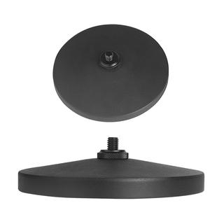 手机直播支架落地灯底座支柱大圆盘配件艾灸仪直播杆拍照悬臂支架1/4螺丝接头投影仪监控摄像头固定器托架3/8