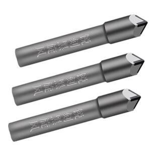 张锐刻PCD四刃金刚石雕刻刀花岗岩墓碑石材刻小字数控雕刻机刀具