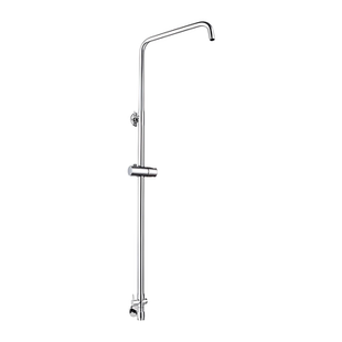 分体式花洒带顶喷花洒连接杆不锈钢升降杆可调节喷头伸缩通用支架