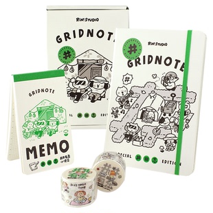 井田志九口山井井有条日历记事本折叠便携随身口袋本日程本琳榔头上翻式便签本自填日期式半年本手账礼盒套装