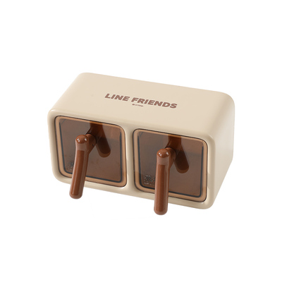 LINE正版联名塑料壁挂调料盒