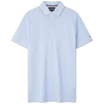 Tommy男装商务通勤合身POLO衫