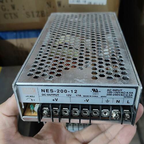 溢价-明纬NES-200-12电源，12V 17A 200W，
