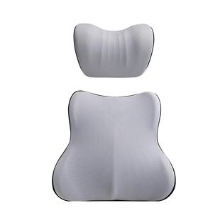 爱车屋汽车头枕护颈枕一对航空级高档宝马车用座椅靠枕车载护腰靠