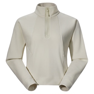 KAILAS凯乐石女款立领半开胸抓绒衣轻量柔软户外徒步运动秋季外套