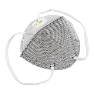 KN95头戴口罩带呼吸阀含活性炭防尘粉灰防雾霾独立装挂头kn95口罩