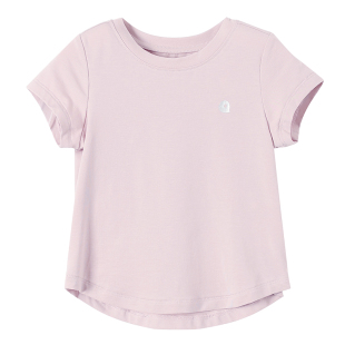 允儿妈女童2026新款春夏户外速干短袖儿童时尚运动T恤宝宝上衣潮