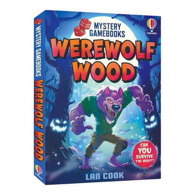 【自营】Usborne Mystery Gamebooks Werewolf Wood 彩色互动冒险书 密林夜惊魂 解密游戏书 狼人森林 益智活动 英文原版进口儿童