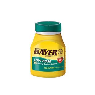 【自营】Bayer拜耳Aspirin阿司匹林肠溶片81mg解热镇痛退烧感冒药