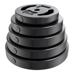 杠铃片小孔片清仓处理手抓环保片包胶环保家用健身哑铃举重配重片