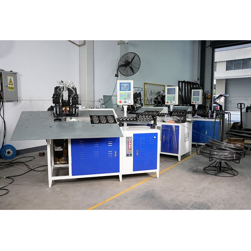 2D弯线机全伺服自动框折弯篮子钢丝笼焊接弯曲成型机弯对焊一体机