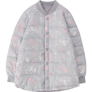 南极人女童羽绒服秋冬新款保暖儿童羽绒内胆中大童青少年羽绒上衣