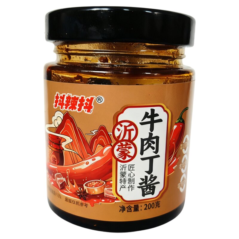 沂蒙风味豆豉酱牛肉丁酱下饭酱