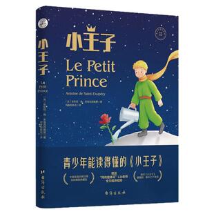 小王子中英文双语版 英汉互译对照注释配精讲视频+音频全彩插图正版书籍 小学生三四年级课外书世界经典儿童故事名著文学小说