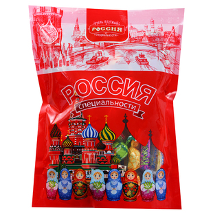 俄罗斯糖果高端巧克力混合装进口散装零食品结婚喜糖礼包500g