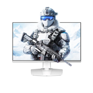 微星27英寸2K白色QD-OLED电竞280HZ电脑显示器MAG272QPWX28屏240