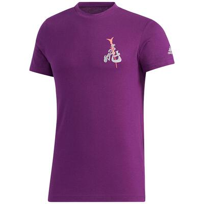 Adidas夏季篮球透气运动短袖T恤