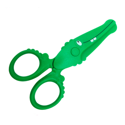 diy新款德信3岁全塑料儿童剪刀