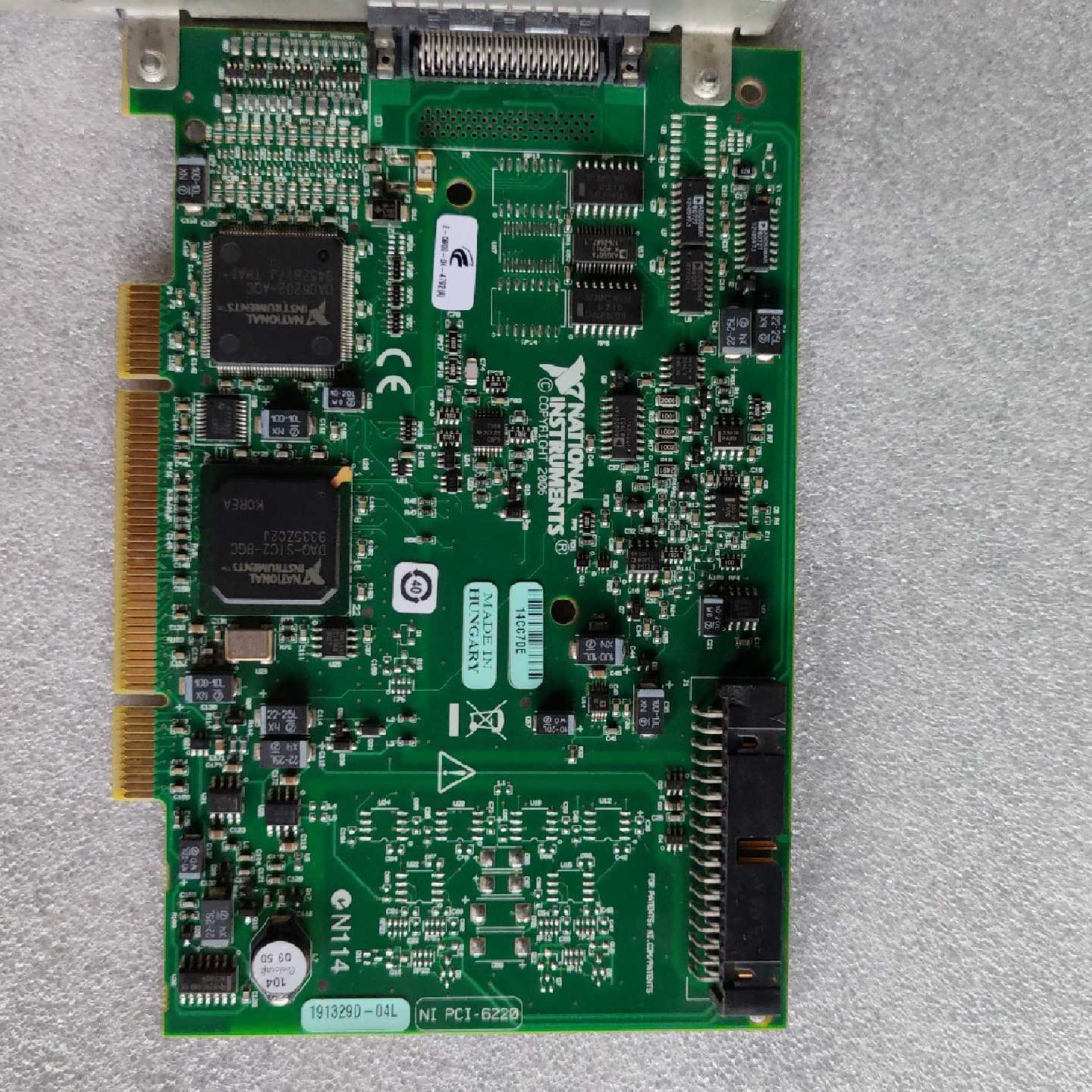 议价美国NI PCI-6220数据采集卡16位, 250 kS/s,16路模拟输入 测