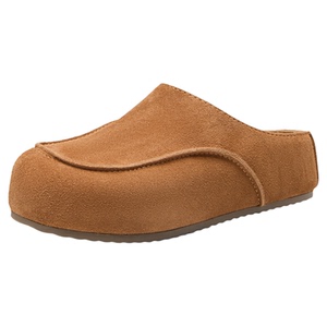 哈森一脚蹬勃肯鞋女2026春季新款爆款豆豆鞋平底单鞋休闲乐福鞋子