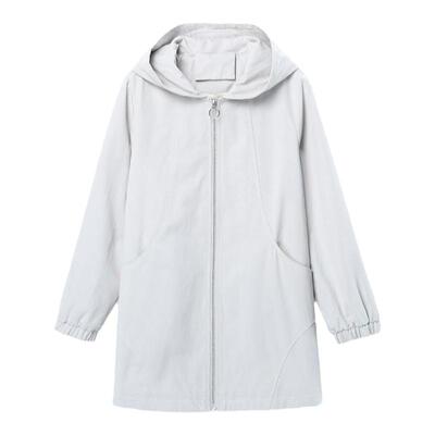 风衣女中长款宽松纯棉2026新款